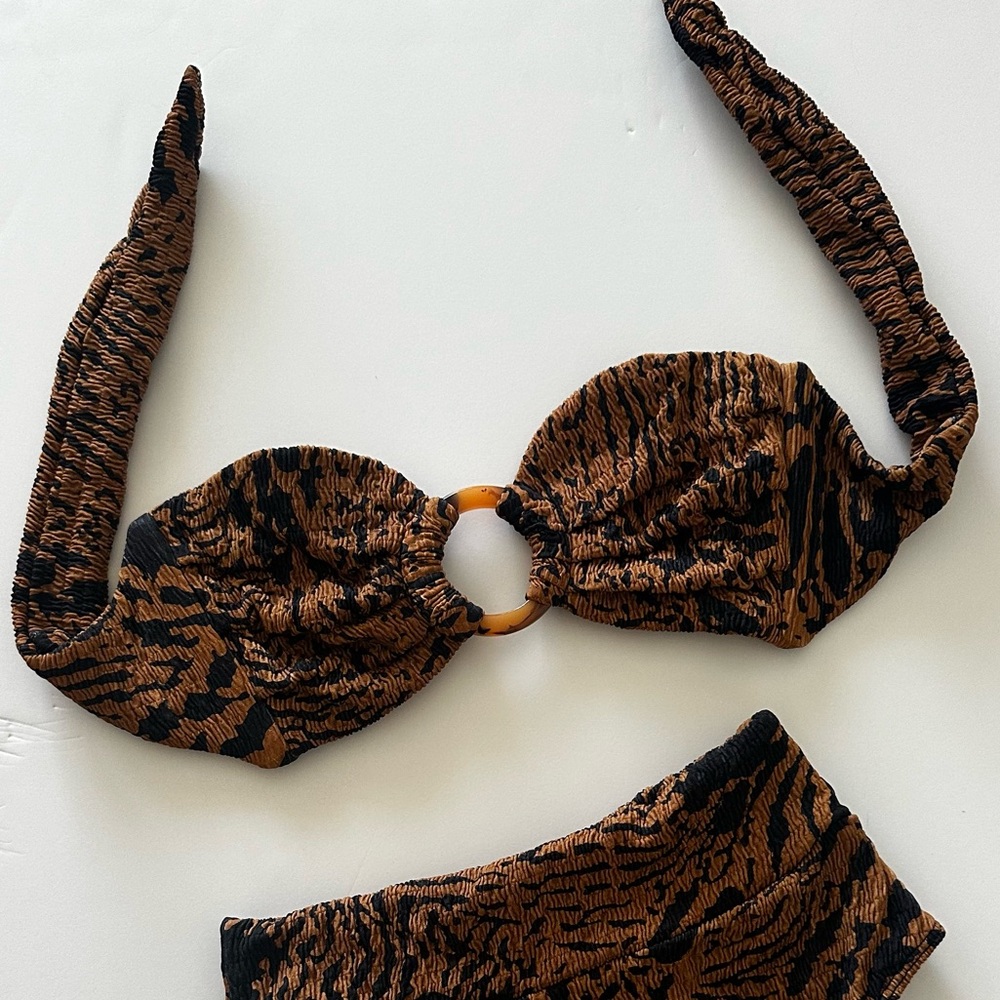 Montce bandeau tie swim top M